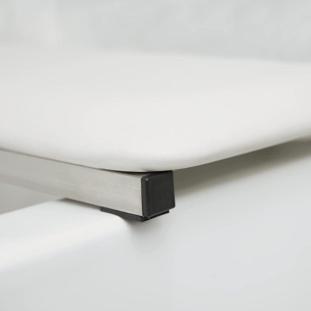 32" x 13.5" White Padded Folding Tub Seat J877886