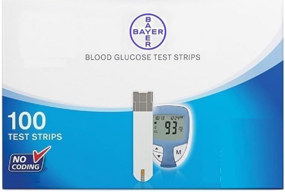 100 Ct Glucose Monitor Strips Y627