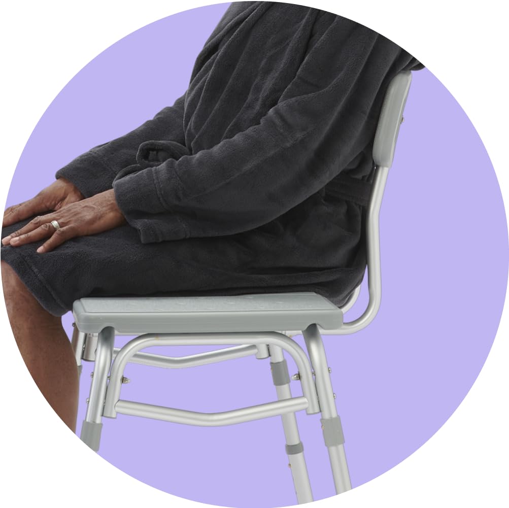 Adjustable Transfer Bench with Slip-resistant Feet D904
