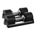 Adjustable Cast Iron Dumbbells 80LBs C78675