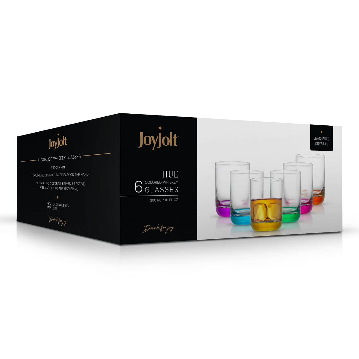 Colorful Whiskey Glasses Set of 6 K603