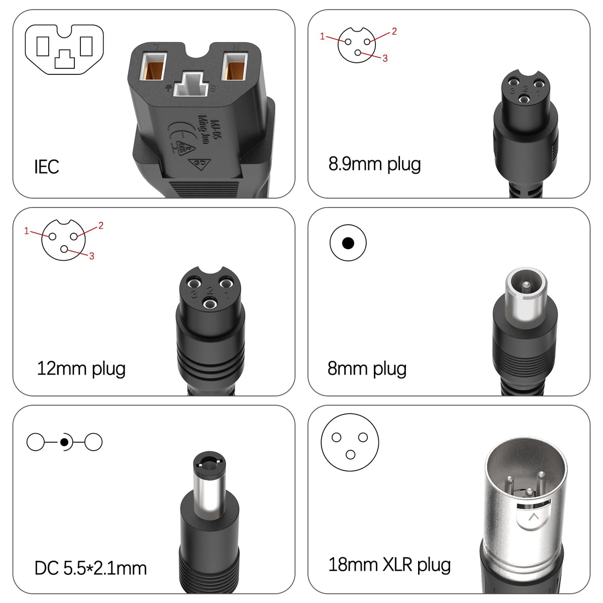 54.6V 2A Electric Bike Charger for 48V Lithium Battery O56479
