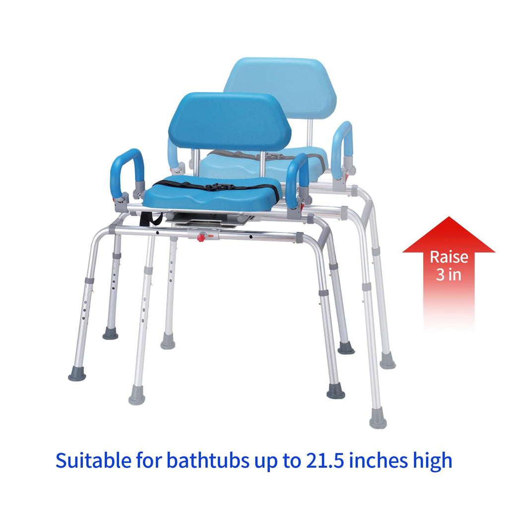 Aluminum 3 Inch Shower Chair Extension Tube J302056