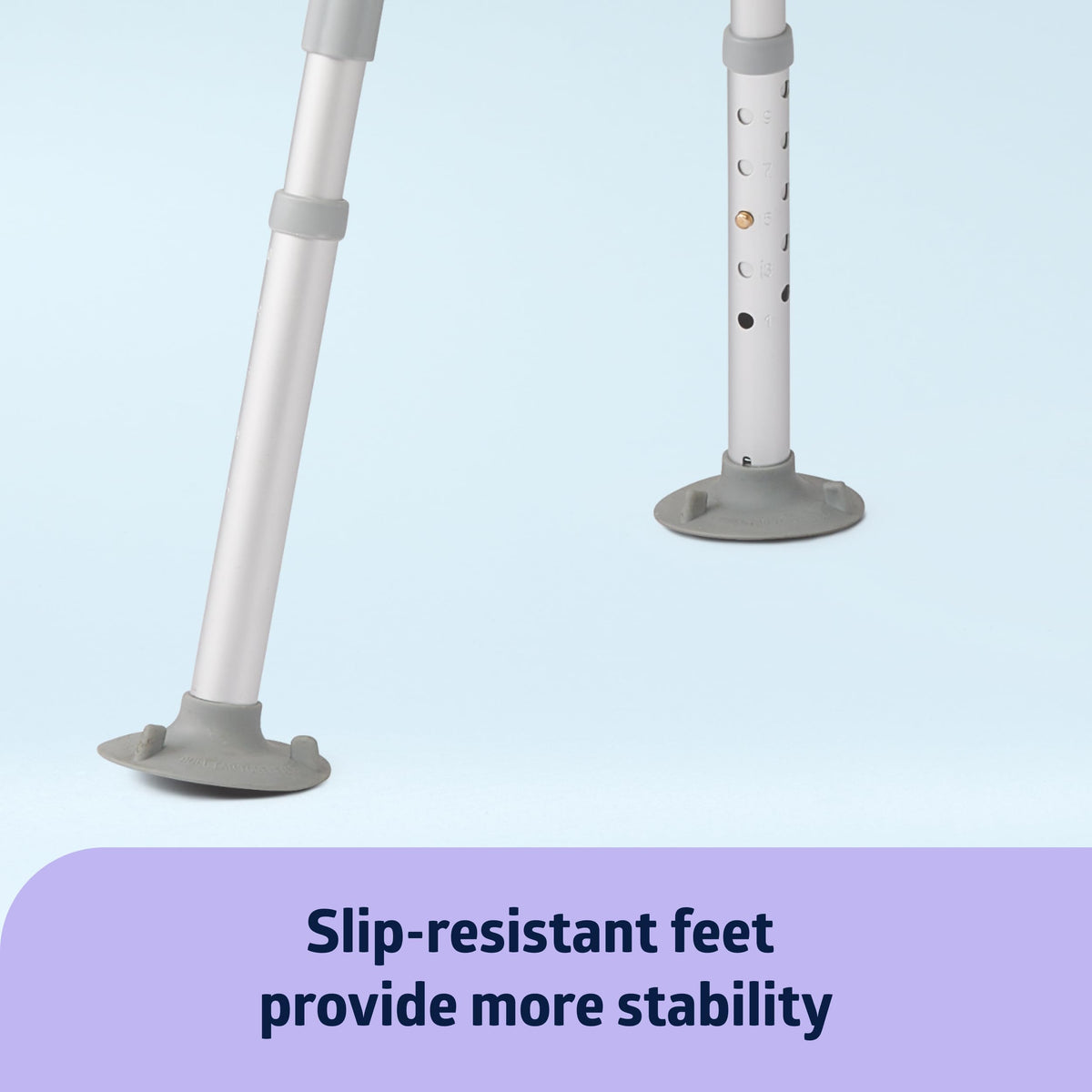 Adjustable Transfer Bench with Slip-resistant Feet D904