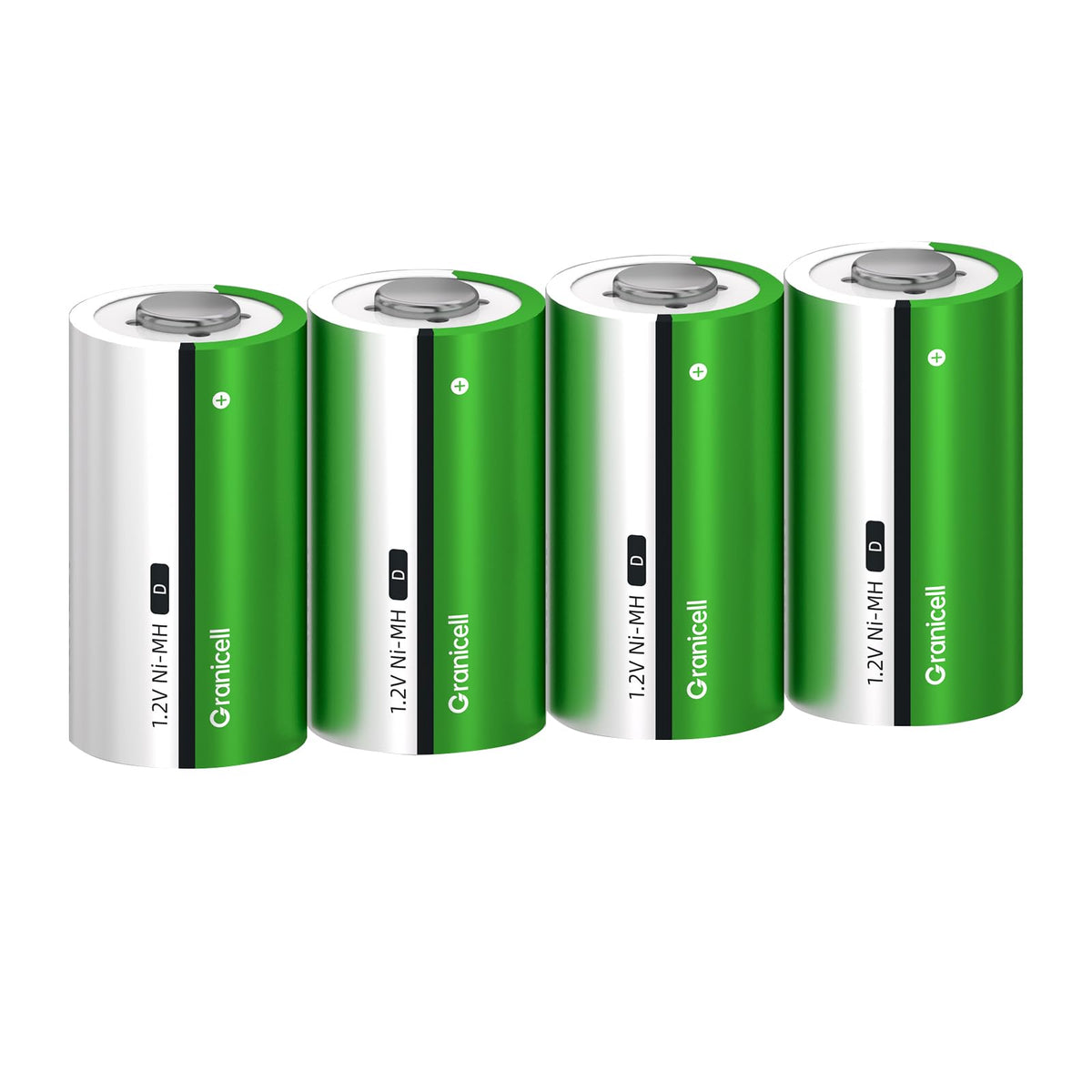 4-Pack D Rechargeable NiMH Batteries M14041