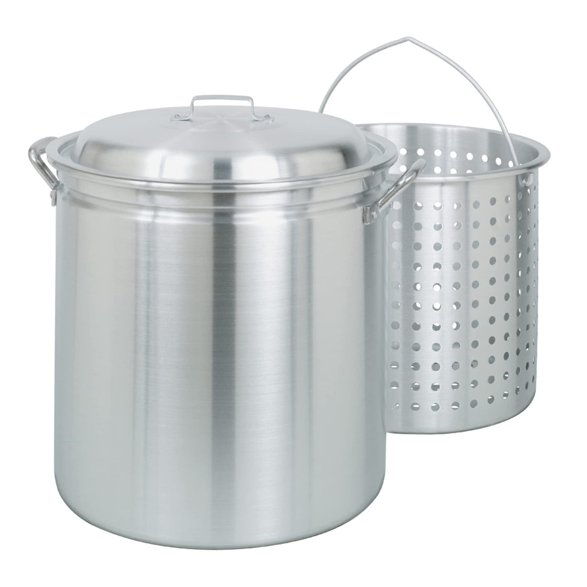 Aluminum Stockpot with Basket 42 Qt T436