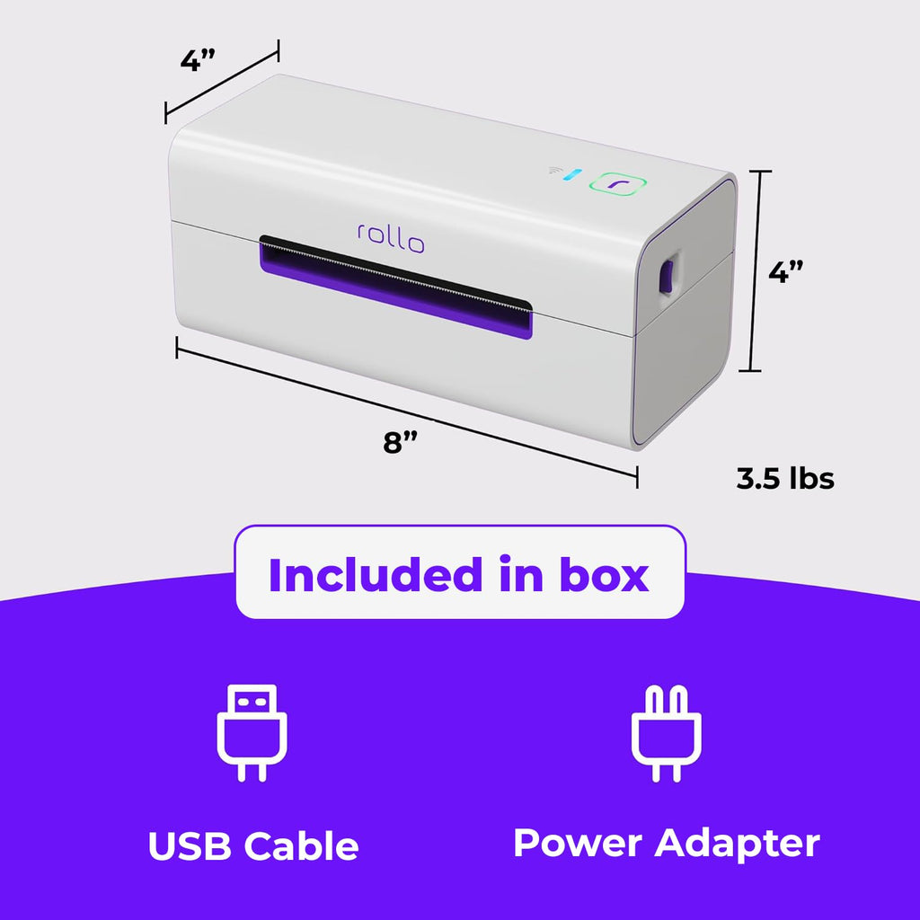 Wireless Wi-Fi 4x6 Thermal Label Printer J345