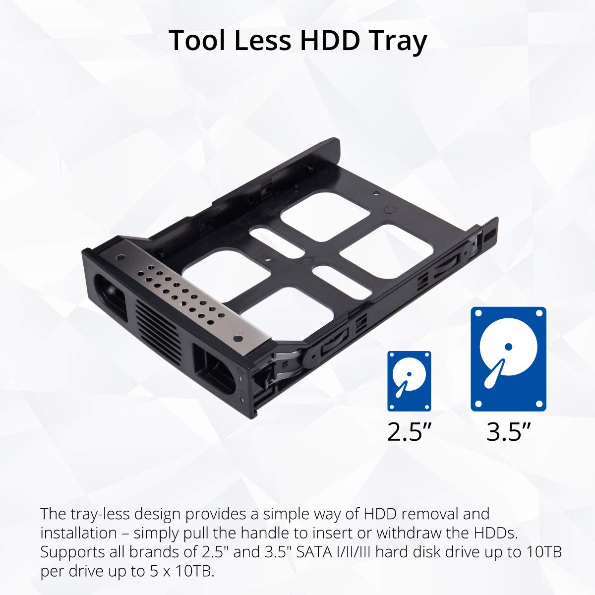 8-Bay Black Hard Drive Enclosure H29994