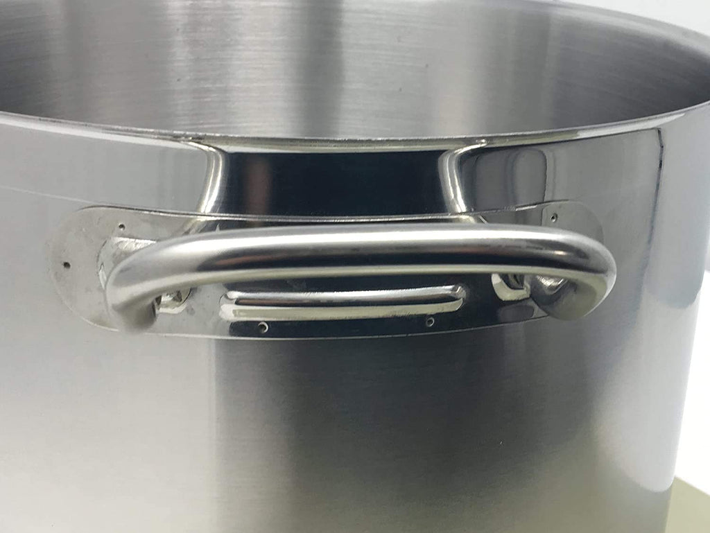 40 Qt Stainless Steel Stock Pot with Cover N358338