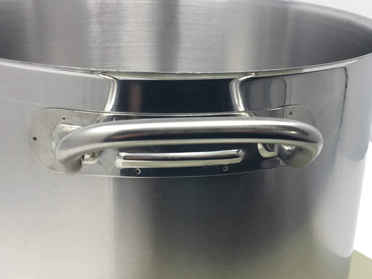 40 Qt Stainless Steel Stock Pot with Cover N358338