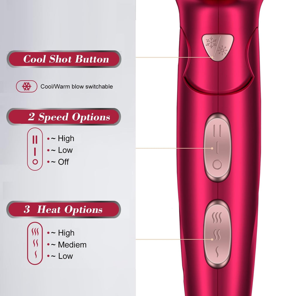 1875W Ceramic Tourmaline Hair Dryer R3729