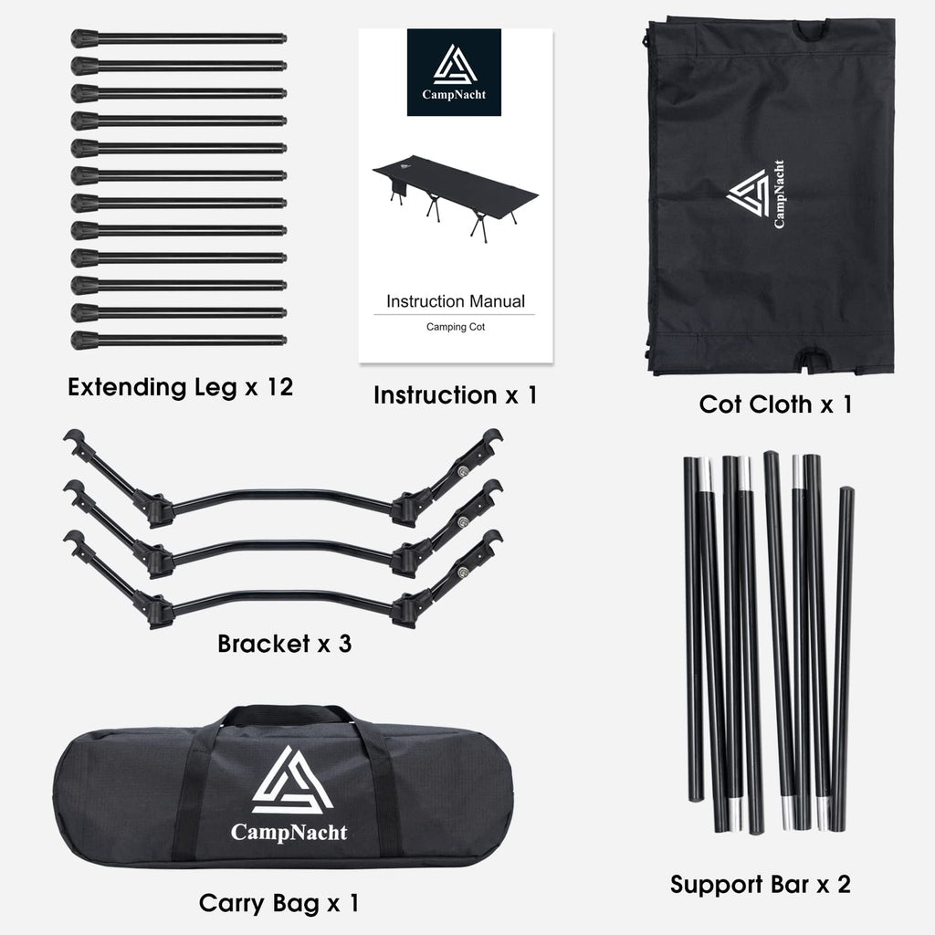 Ultralight Aluminium Camping Cot V475071