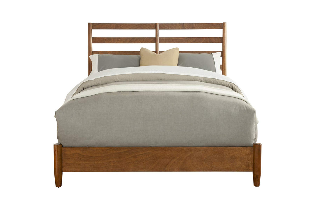 Chestnut California King Slat Back Bed B965