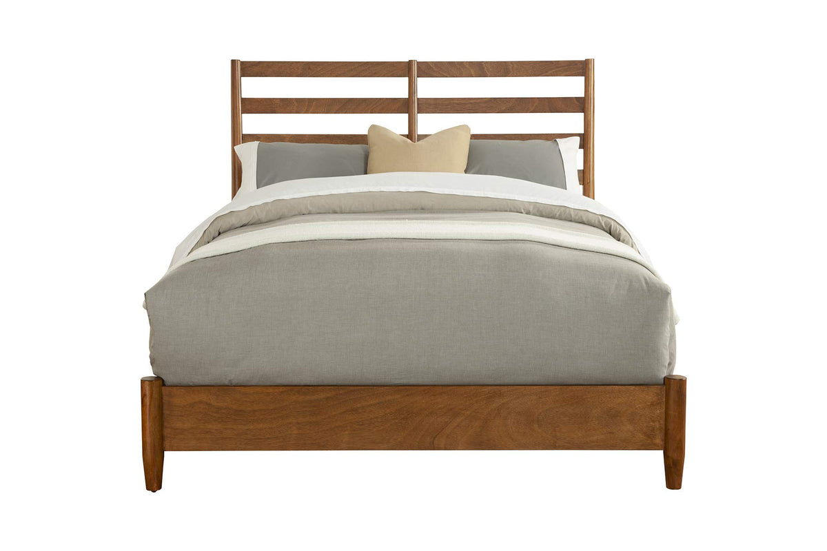 Chestnut California King Slat Back Bed B965