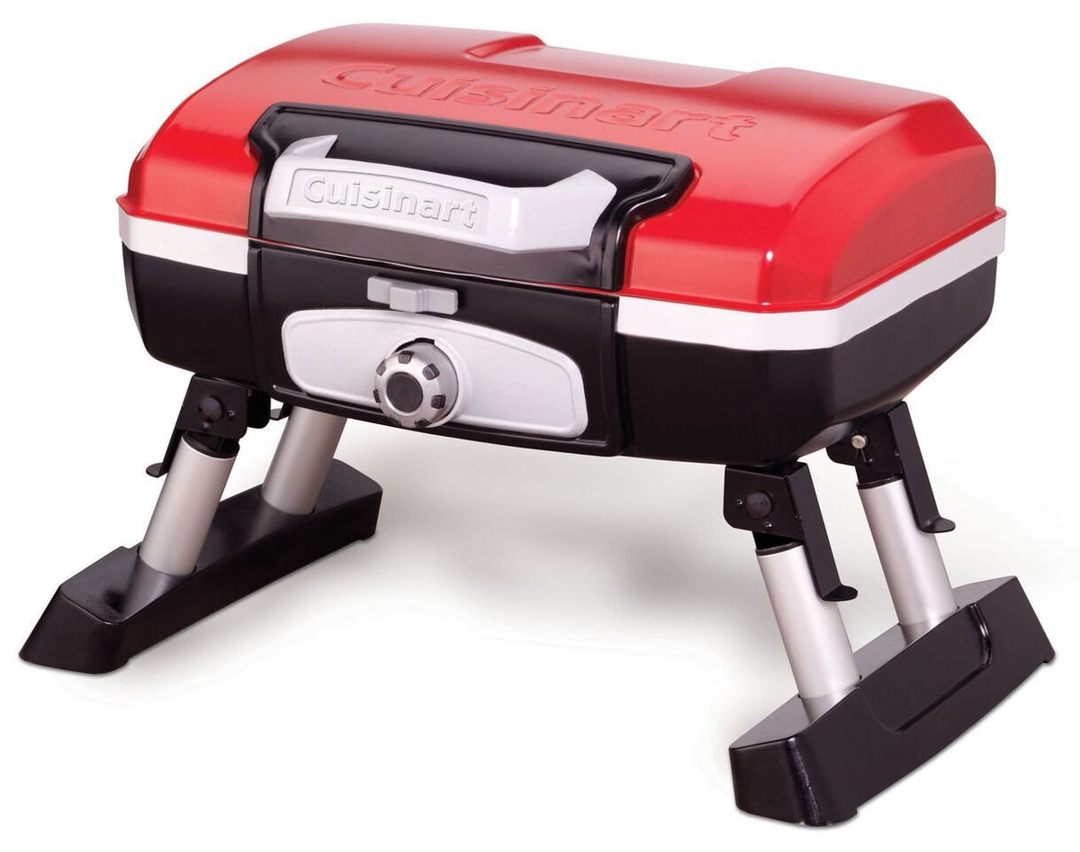 Portable Tabletop Propane Gas Grill & Refillable 1LB Propane Cylinder Tank U32225