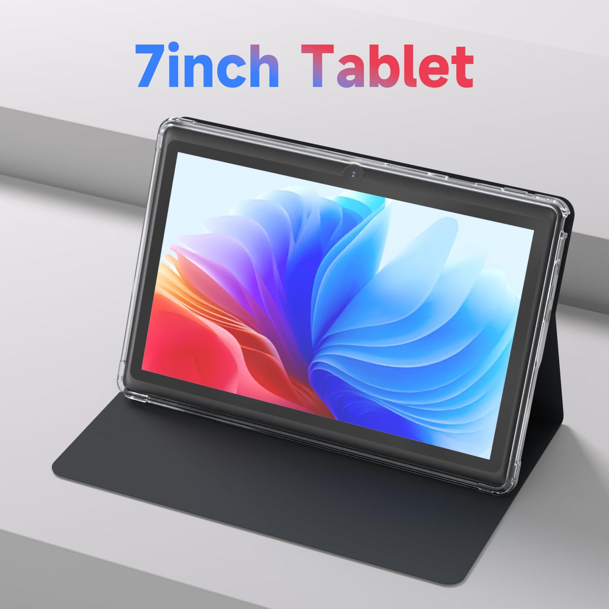 7 inch Android 14 Tablet 8GB RAM 32GB ROM Quad-Core Black B68308