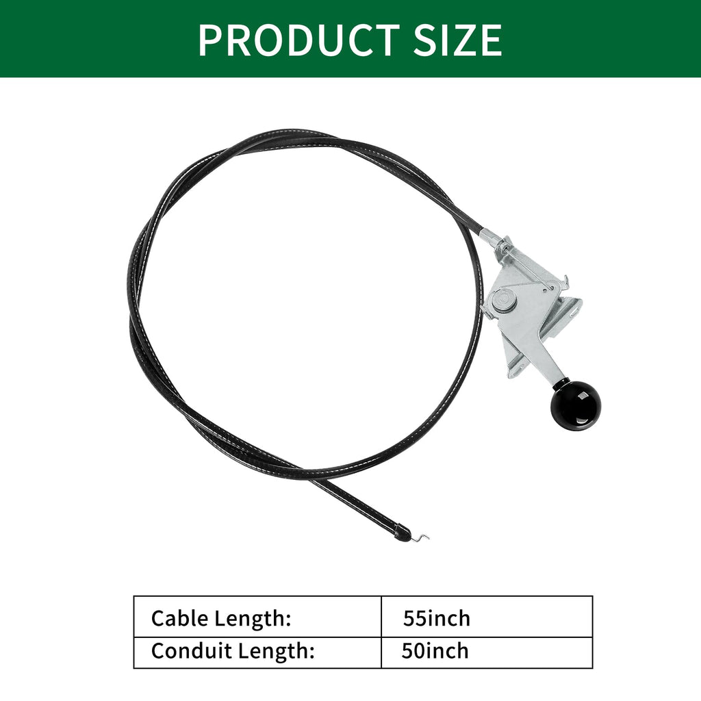 Throttle Control Cable 52-1/2" Cable Length & 50" Conduit Length X101342