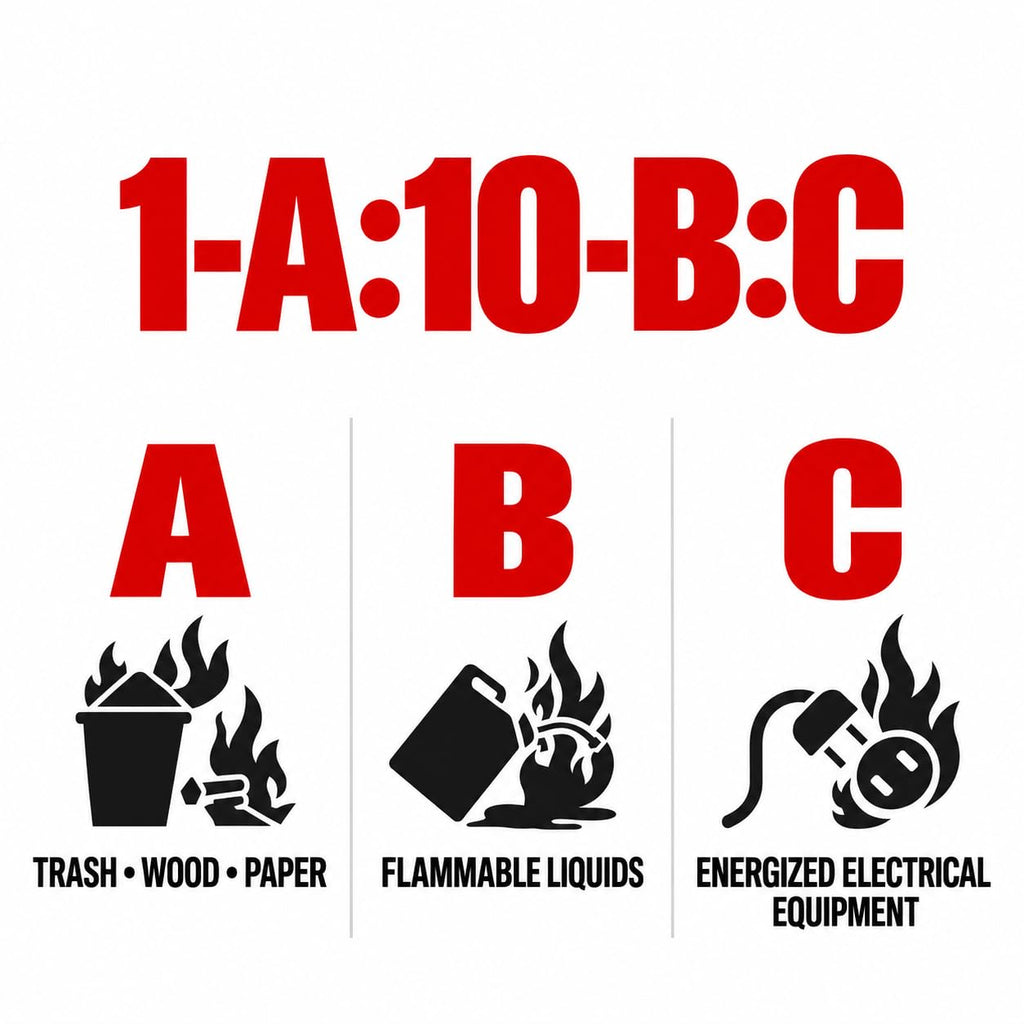 2.5 lb ABC Dry Chemical Fire Extinguishers 4-Pack H257605