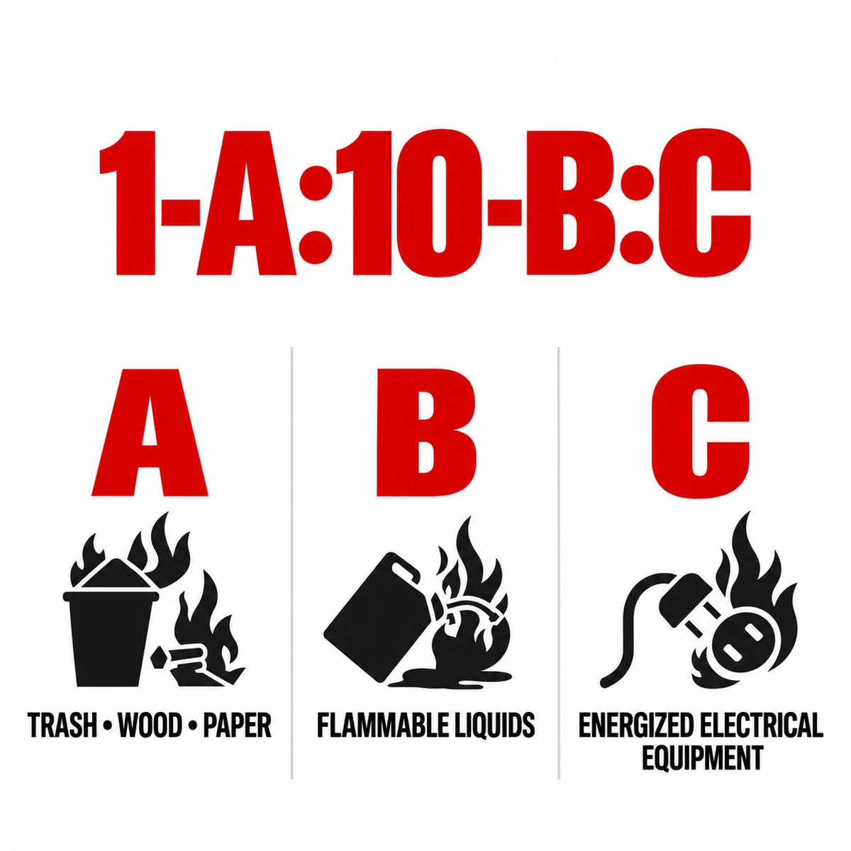 2.5 lb ABC Dry Chemical Fire Extinguishers 4-Pack H257605