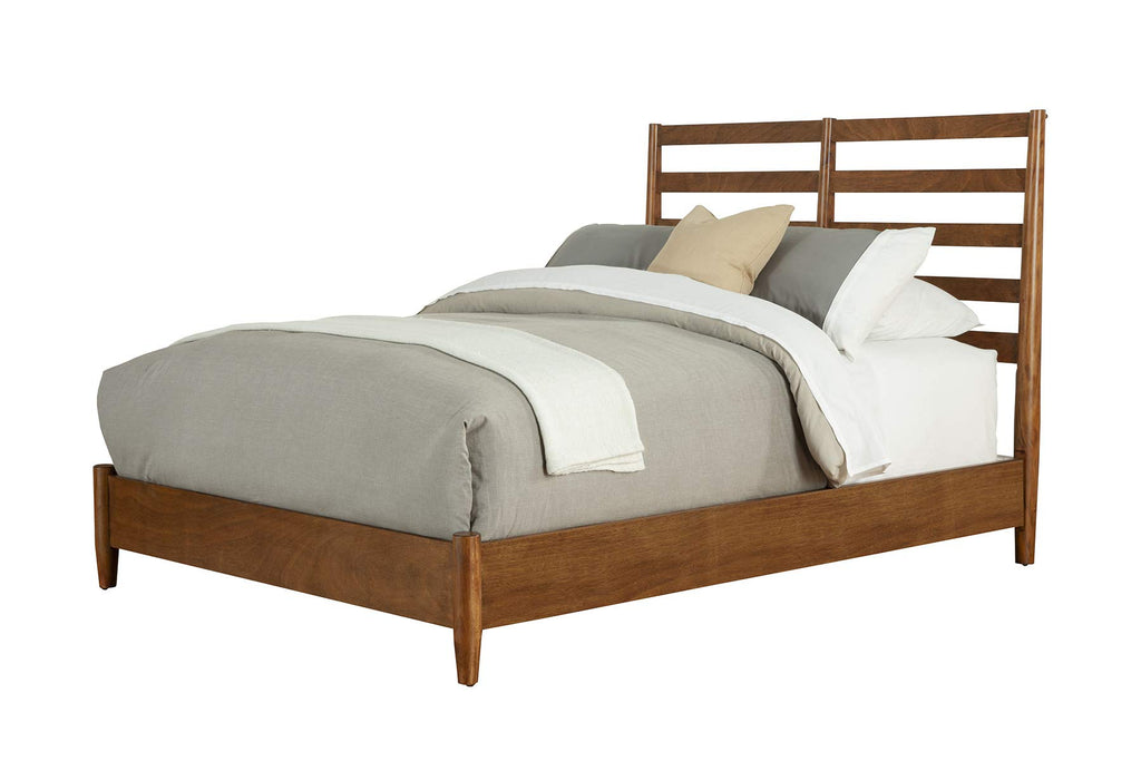 Chestnut California King Slat Back Bed B965
