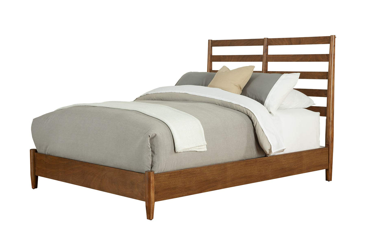 Chestnut California King Slat Back Bed B965