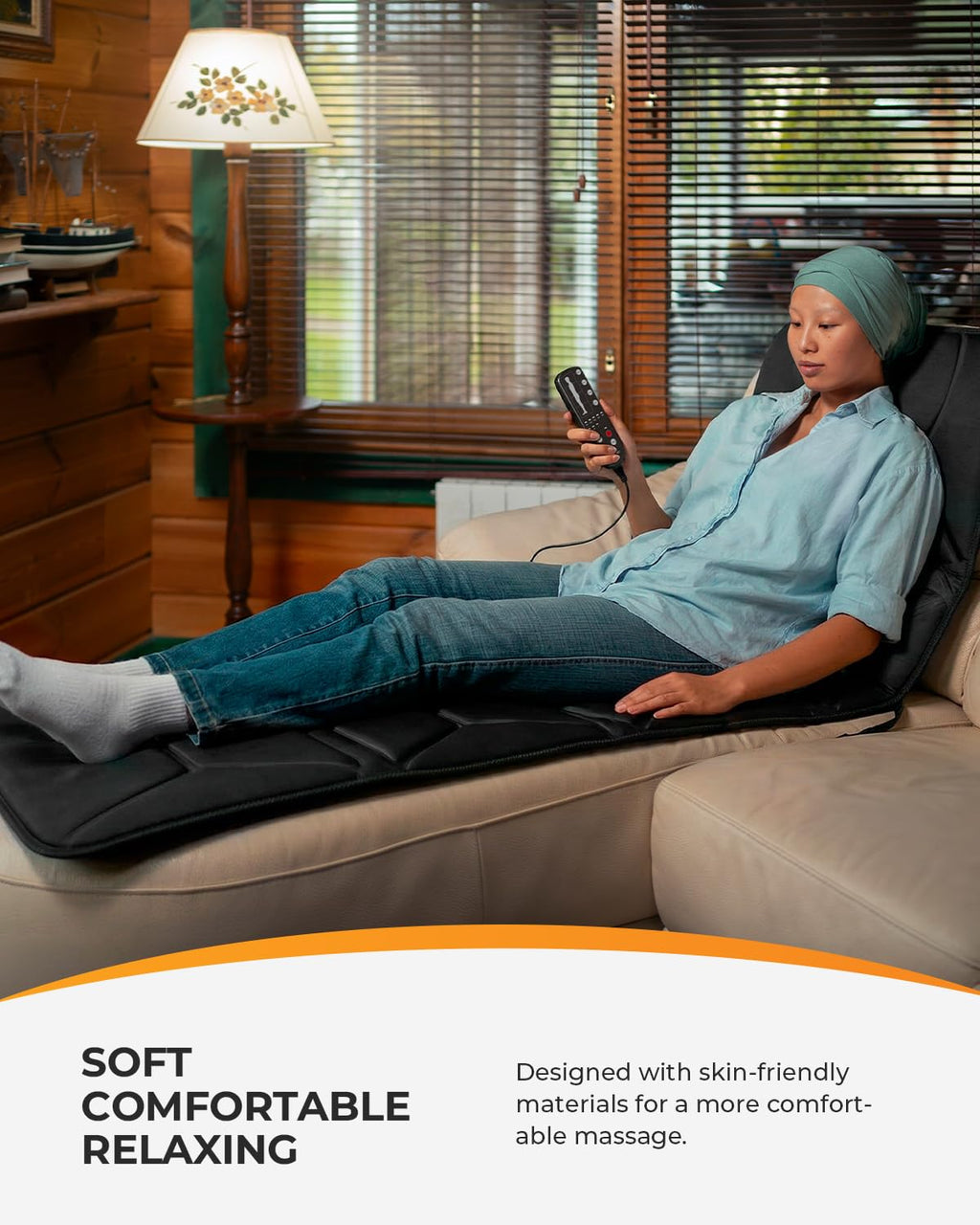 Heated Full Body Massage Pad with Vibration D10611