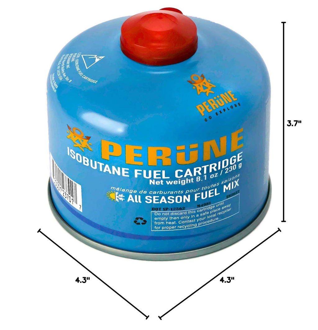 230gram 4 Pack Iso-Butane Camping Fuel Canister A169