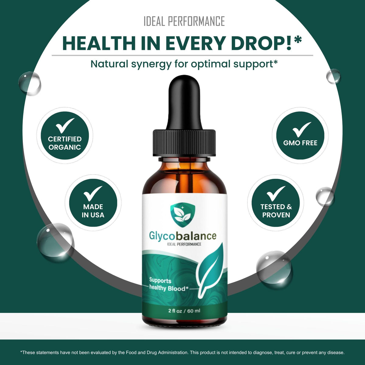 All Natural Ingredients Supplement Drops 2 Pack M667454