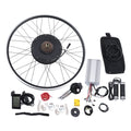 48V 1500W 700C Rear Wheel Electric Bike Conversion Kit with LCD Display V396