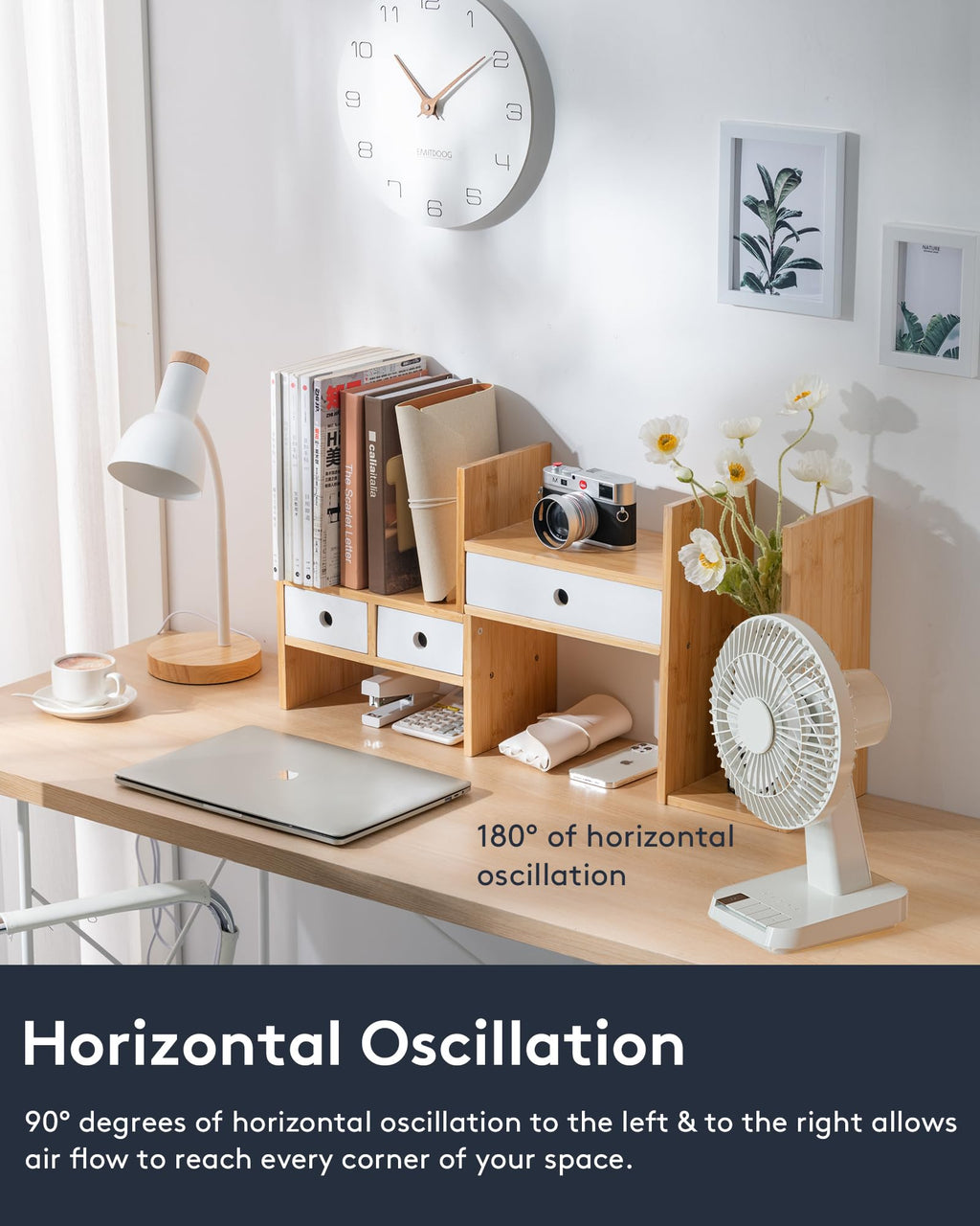 Small Oscillating Desk Fan V257405