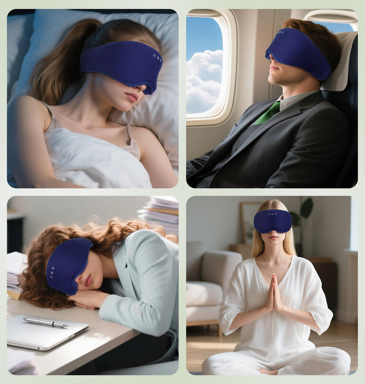 Bamboo Cotton Bluetooth Sleep Mask M607490
