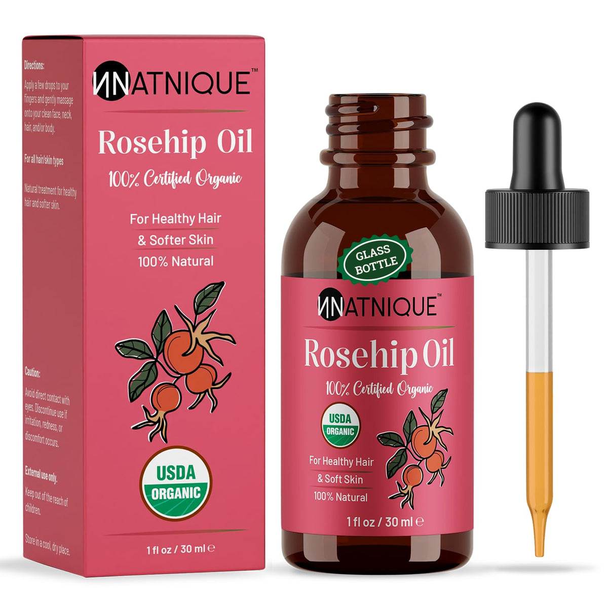 Organic Rosehip Seed Oil 1 oz Q797