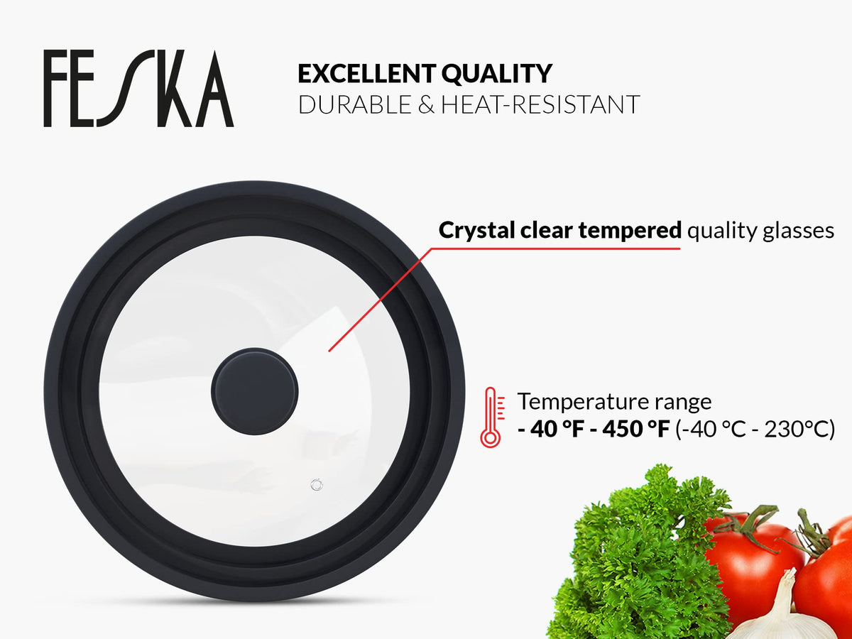 Universal Pot Lid with Lid Holder & Felt Protector K822886