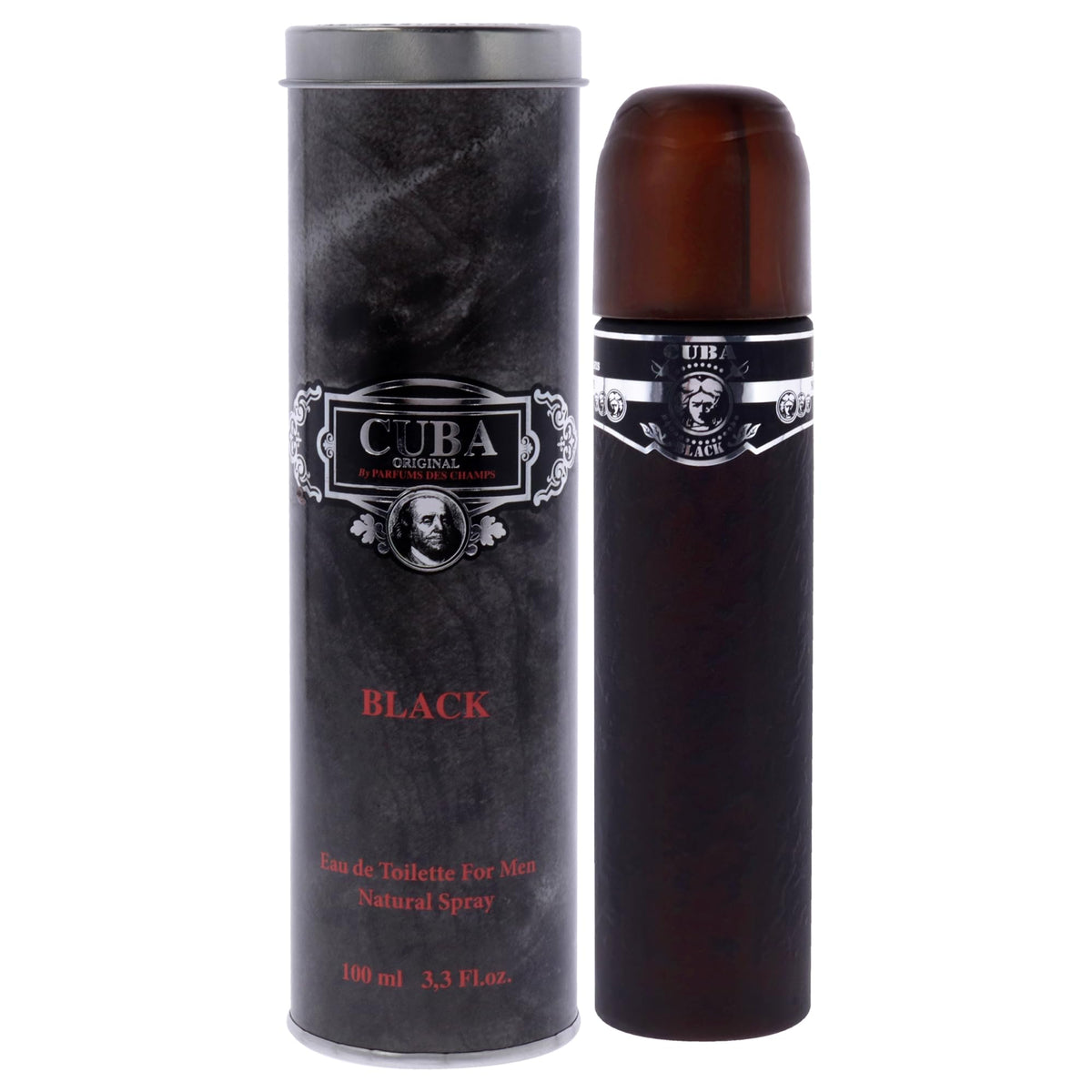 Black Men EDT Spray 3.3 Ounce A100903