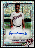 Autographed Mojo Refractor Baseball Trading Card M364343