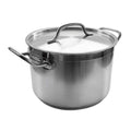 40 Qt Stainless Steel Stock Pot with Cover N358338