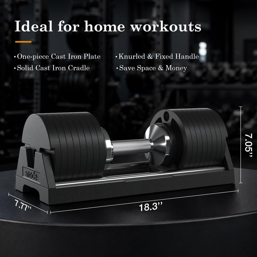 Adjustable Cast Iron Dumbbells 80LBs C78675
