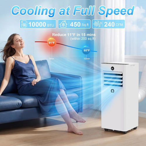 10000Btu 3 in 1 Portable Air Conditioner E475547