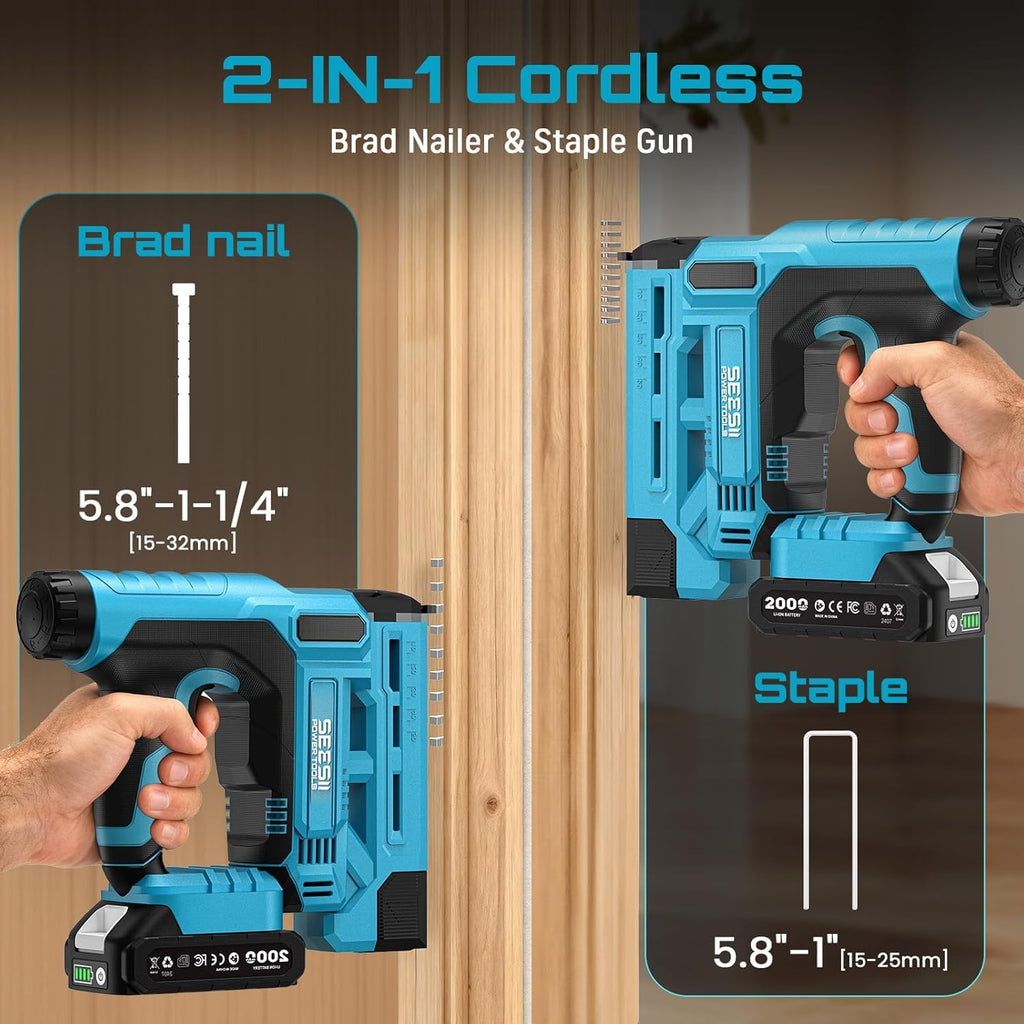 Cordless 18GA Nail Gun with Battery L138736