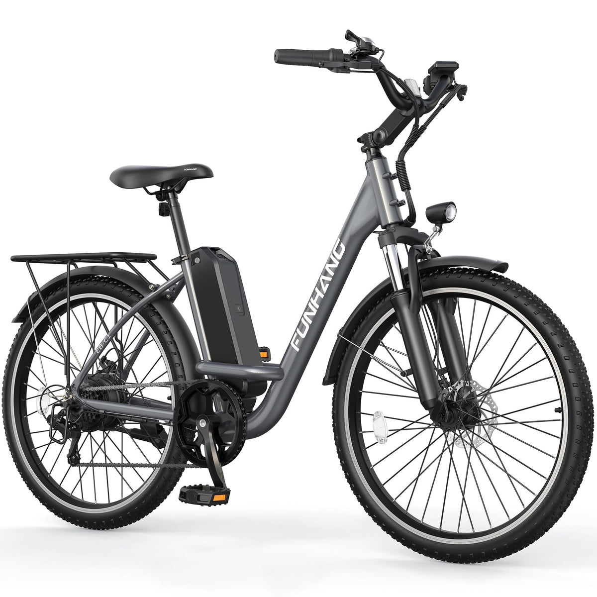 26" 1000W Electric Bike with 48V Battery, 7-Speed H57208