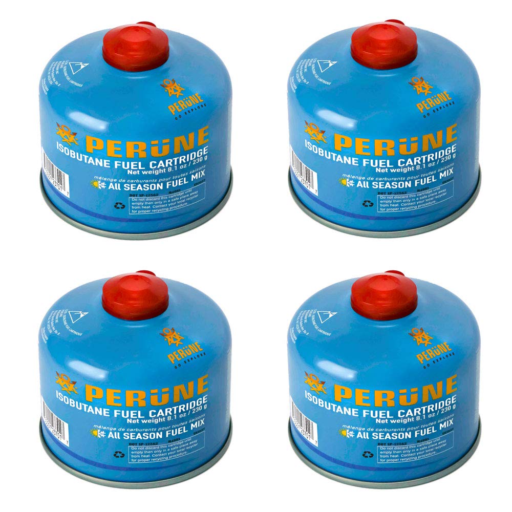 230gram 4 Pack Iso-Butane Camping Fuel Canister A169