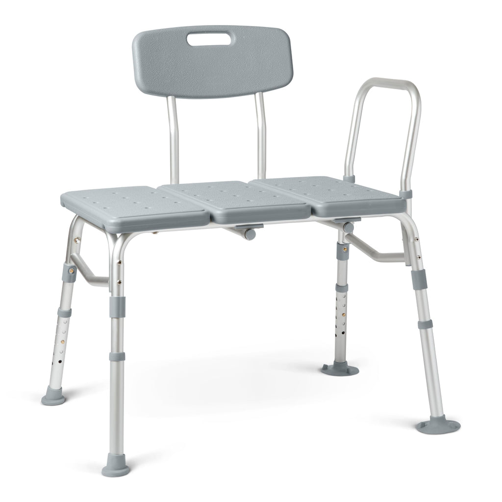 Adjustable Transfer Bench with Slip-resistant Feet D904