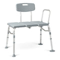Adjustable Transfer Bench with Slip-resistant Feet D904
