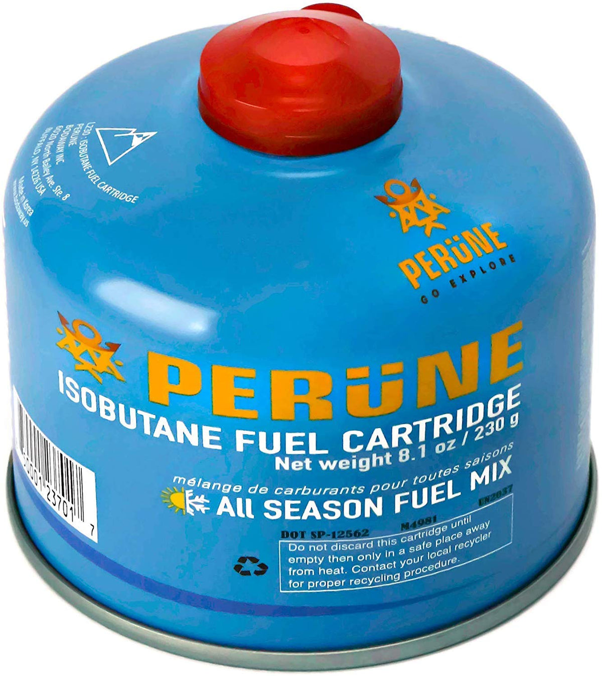 230gram 4 Pack Iso-Butane Camping Fuel Canister A169