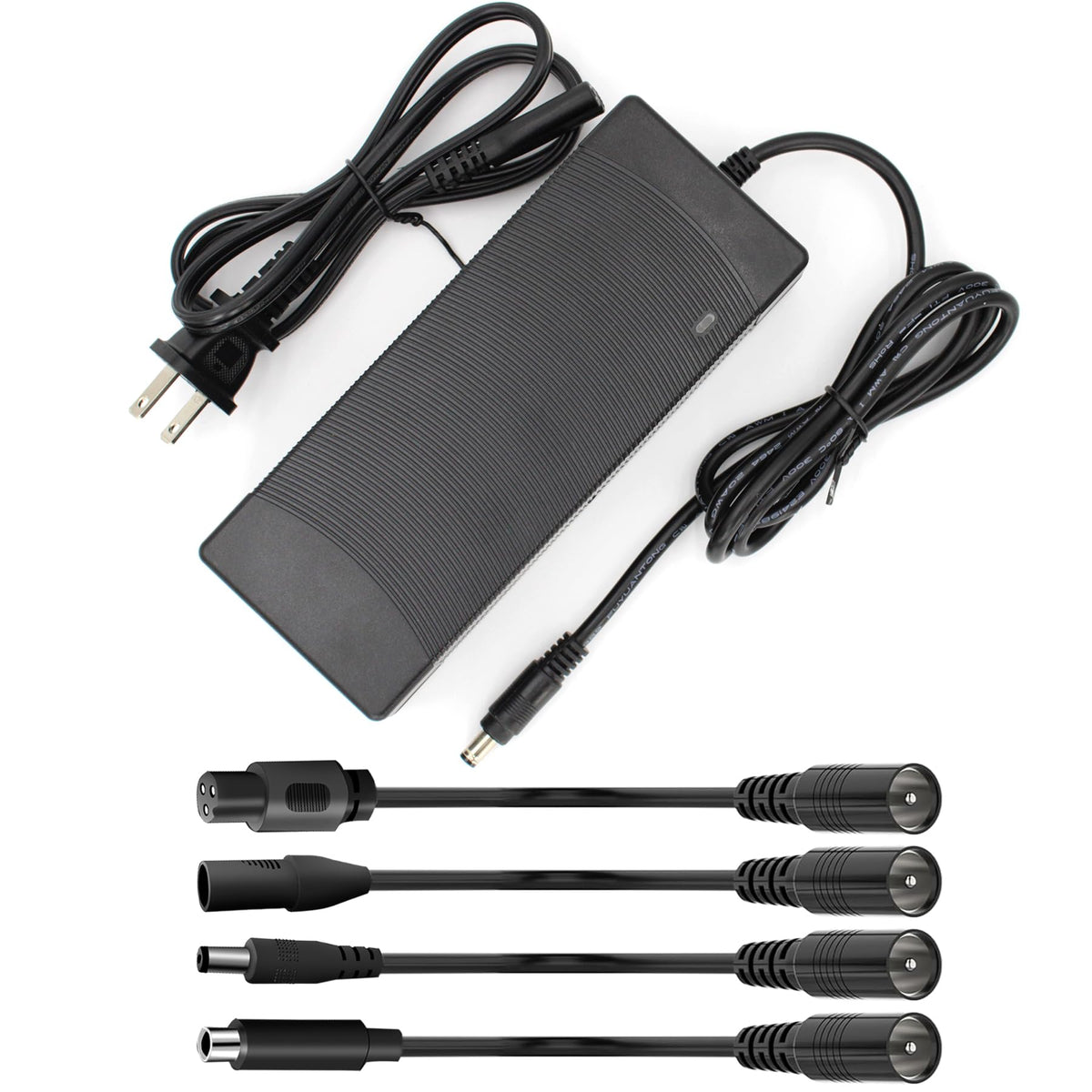 54.6V 2A Lithium Battery Charger with 5 Adapter Plugs D630