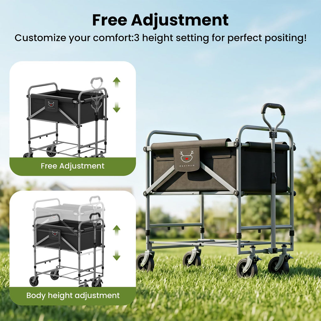 Foldable Dog Bath Cart with Brake U37683