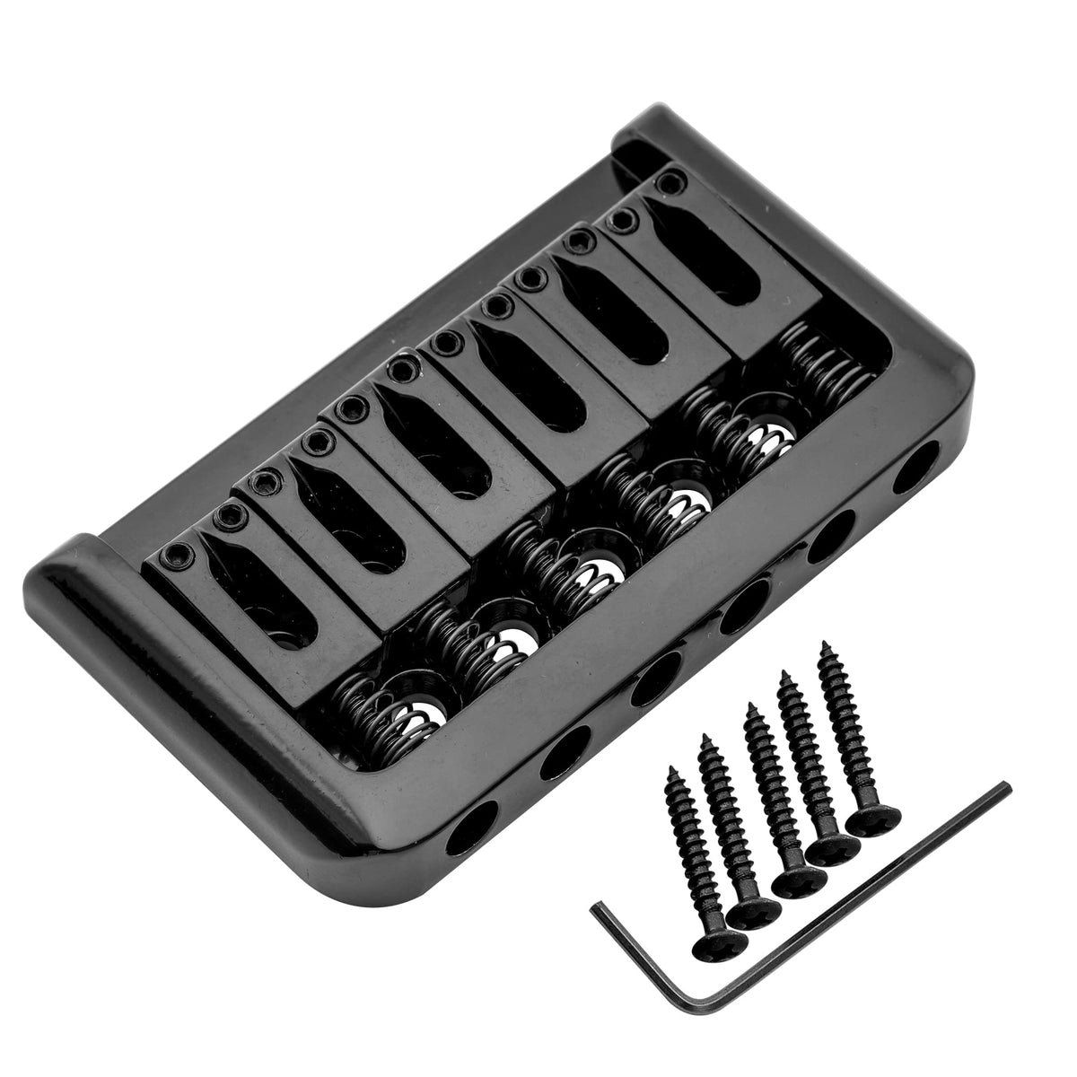 6-String Guitar Hardtail Bridge Black K866743