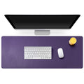 38"x16" Purple PU Leather Desk Pad D4342