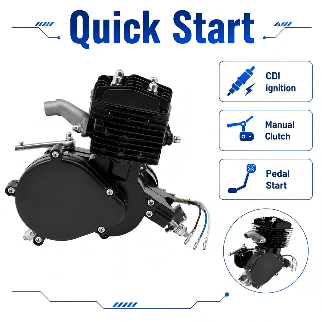 80CC 2 Stroke Gas Bike Motor Kit Q4843
