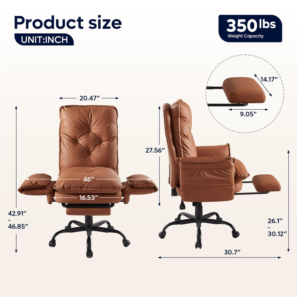 High Back Executive Chair with Footrest M65665